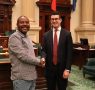 Australie : L’honorable Luc Mulimbalimba visite le Parlement de l’État de l’Australie du Sud